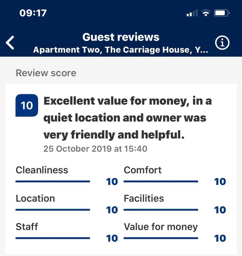 Apartment Two, The Carriage House, Bilbrough, York Zewnętrze zdjęcie
